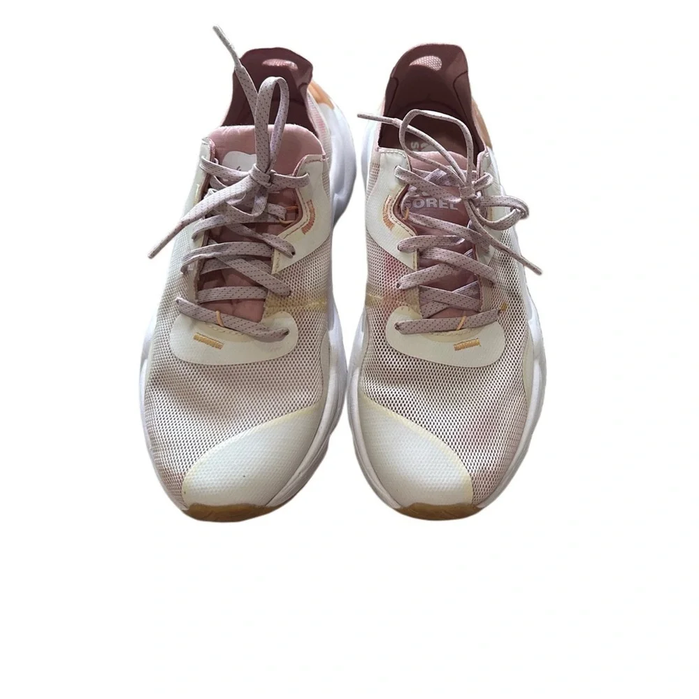 Sorel Women's Cream and Pink Sneakers - Picture 4 of 8